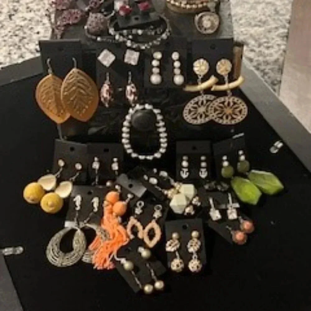 Multi Animal print Mixed Jewelry Bundle EARRINGS. RINGS. BRACELETS.
